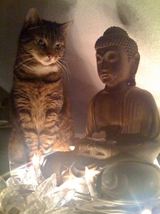 Shanti mit Buddha